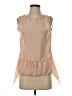 Zara Tan Sleeveless Blouse Size S - photo 1
