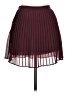Wilfred Solid Burgundy Formal Skirt Size 6 - photo 2