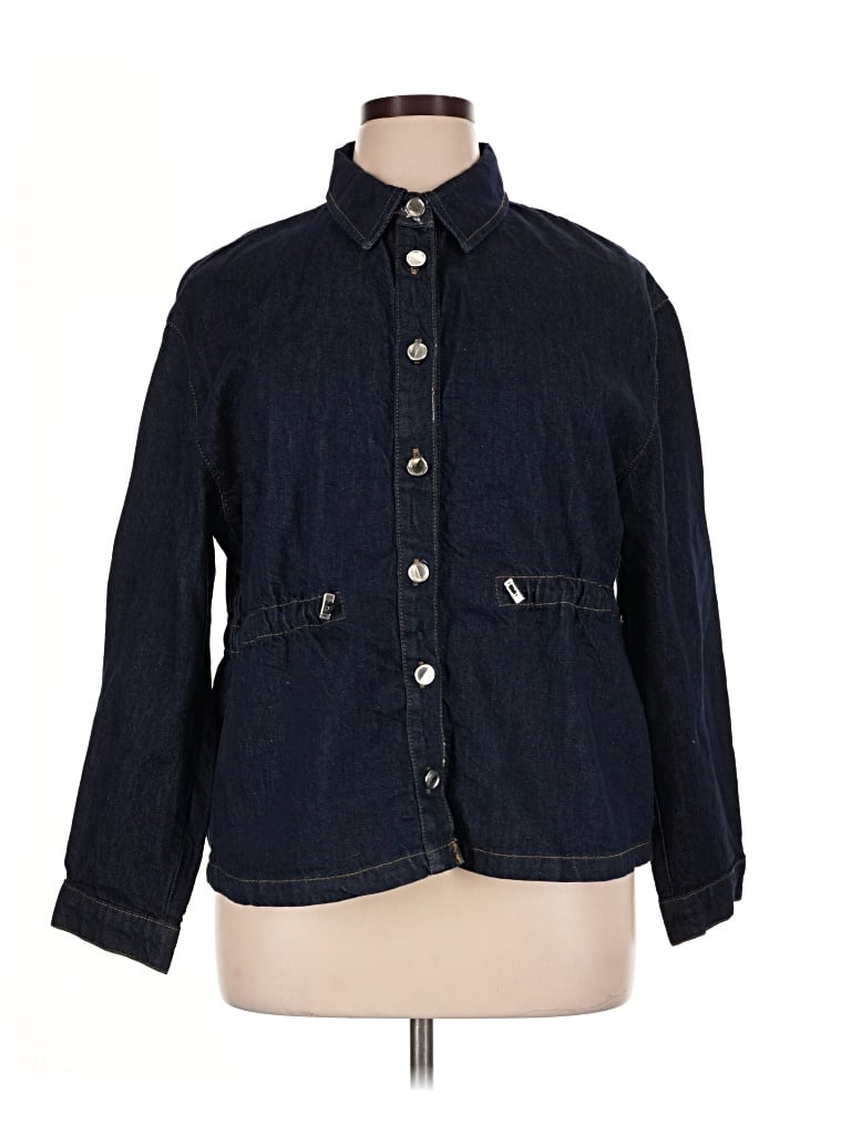 Pre-owned Zara Denim Jacket In Blue
