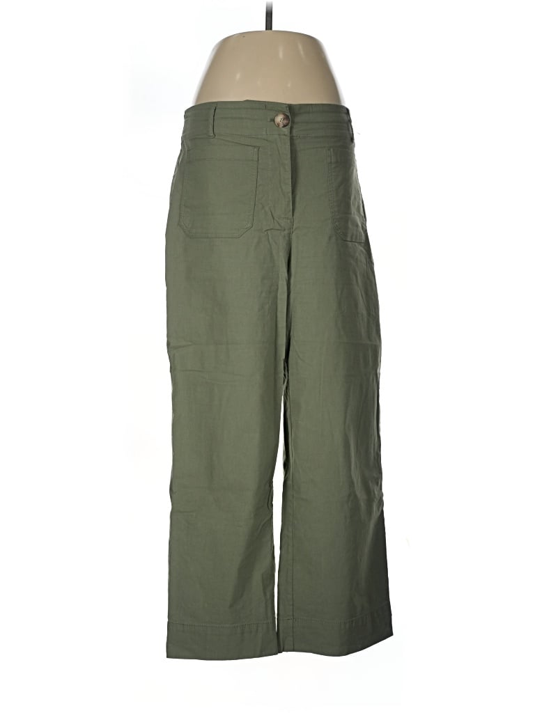 Pre-owned Nicole Miller Cargo Pants In Green