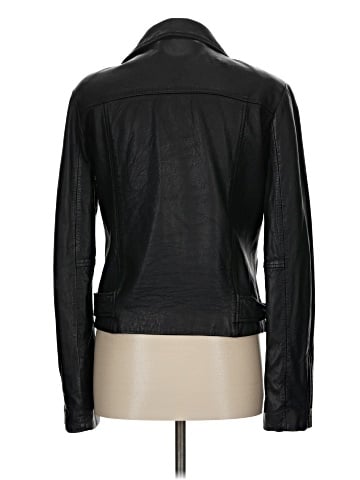 Aqua Leather Jacket (view 2)