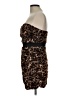 rue21 Animal Print Brown Cocktail Dress Size L - photo 5