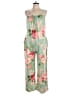 Unbranded Floral Green Jumpsuit Size L - photo 1