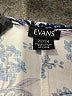 Evans 100% Viscose Blue Short Sleeve Blouse Size 22 - photo 7