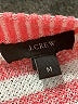 J.Crew Stripes Pink Pullover Sweater Size M - photo 7