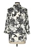 Catherine Malandrino 100% Polyester Floral Silver 3/4 Sleeve Blouse Size M - photo 2