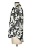 Catherine Malandrino 100% Polyester Floral Silver 3/4 Sleeve Blouse Size M - photo 5