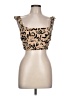 Blu Pepper Gold Sleeveless Top Size L - photo 1
