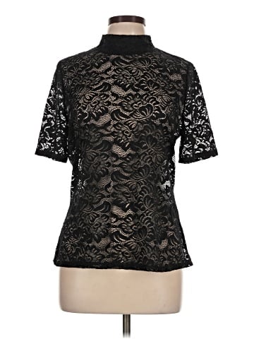 White House Black Market Short Sleeve Blouse (view 1)
