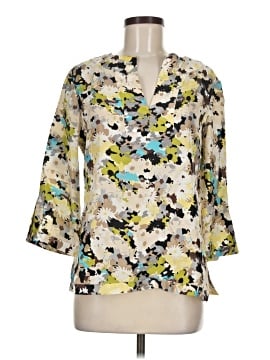 Doncaster Collection 3/4 Sleeve Silk Top (view 1)