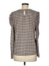 Adrianna Papell Houndstooth Brown Long Sleeve Blouse Size M - photo 2