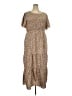 Kojooin 100% Polyester Animal Print Brown Casual Dress Size 3X - photo 1