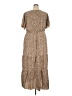 Kojooin 100% Polyester Animal Print Brown Casual Dress Size 3X - photo 2