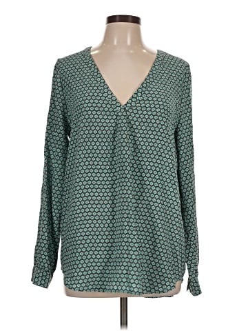 Joie Long Sleeve Silk Top (view 1)