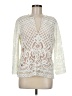 BCBGMAXAZRIA Ivory 3/4 Sleeve Blouse Size M - photo 1