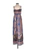 Runway Story 100% Polyester Paisley Blue Casual Dress Size S - photo 2
