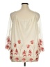 Chico's 100% Nylon Ivory 3/4 Sleeve Blouse Size XL (3) - photo 2