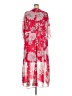 Lane Bryant 100% Polyester Print Red Cocktail Dress Size 24 - photo 2