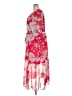 Lane Bryant 100% Polyester Print Red Cocktail Dress Size 24 - photo 5