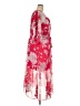 Lane Bryant 100% Polyester Print Red Cocktail Dress Size 24 - photo 4