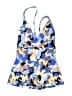 Athleta Print Blue One Piece Swimsuit Size M - photo 1