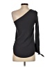 Trouve 100% Rayon Black Long Sleeve Top Size XS - photo 2