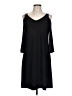 MSK Solid Black Casual Dress Size 10 - photo 1