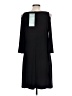 MSK Solid Black Casual Dress Size 10 - photo 2