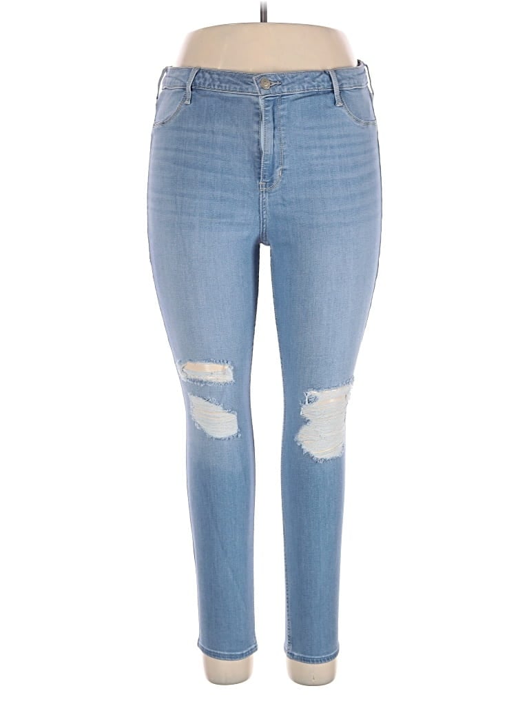Pre-owned Hollister Jeans In Blue