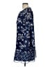 White House Black Market 100% Polyester Blue Casual Dress Size L - photo 5