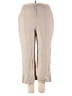 Nic + Zoe Tan Linen Pants Size 18 - photo 1