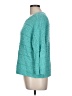 Chico's Teal Pullover Sweater Size Lg (2) - photo 5