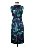 Tahari Print Blue Cocktail Dress Size 6 - photo 2