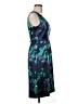 Tahari Print Blue Cocktail Dress Size 6 - photo 4