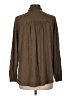 Bobi 100% Cotton Brown Long Sleeve Button-Down Shirt Size M - photo 2