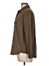 Bobi 100% Cotton Brown Long Sleeve Button-Down Shirt Size M - photo 5
