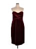 Express Solid Burgundy Cocktail Dress Size XL - photo 1