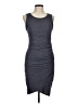 Leith Solid Gray Casual Dress Size M - photo 1