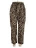 Emery Rose Animal Print Brown Casual Pants Size L - photo 1