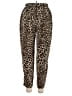 Emery Rose Animal Print Brown Casual Pants Size L - photo 2