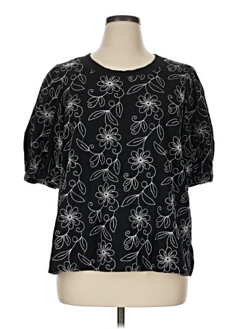 Jane and Delancey Short Sleeve Blouse (view 1)