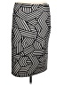 metaphor Graphic Black Casual Skirt Size XL - photo 1