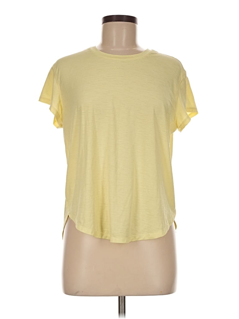 Pre-owned Calia Short Sleeve T-shirt In Yellow