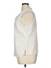 Marisa Christina Solid Ivory Sleeveless Blouse Size 1X - photo 5