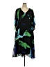 City Chic 100% Polyester Graphic Blue Cocktail Dress Size 24 Plus (XXL) - photo 1
