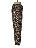 J.Crew 100% Polyester Animal Print Gold Casual Pants Size 6 - photo 4