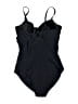 Pour Moi? Solid Black One Piece Swimsuit Size Med Petite (34D) - photo 2