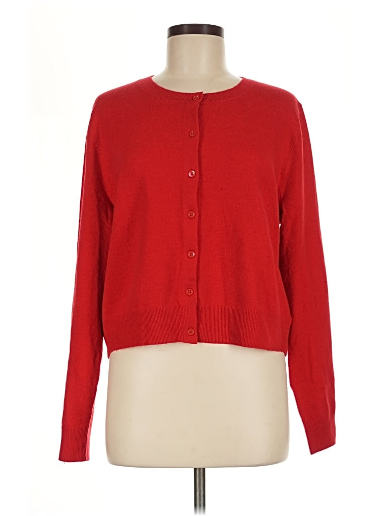 Pre-owned A New Day Cardigan Sweater In Red