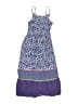 Cherokee 100% Rayon Paisley Purple Blue Dress Size 7 - 8 - photo 1
