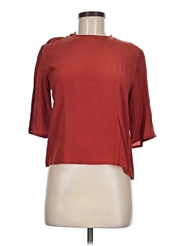 Royal Silk 3/4 Sleeve T-Shirt (view 1)
